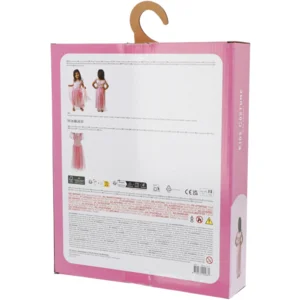 Kostuum - Jurk - Prinses - Luxe - Roze - mt.116/128