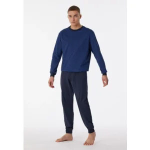 Schiesser – Comfort Essentials - Pyjama – 180252 - Navy