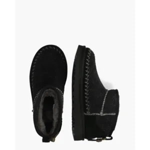 UGG Classic Ultra Mini Biarritz Black Damesboots
