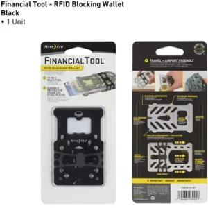 Nite Ize Financiële Tool Portefeuille met RFID Blocking Zwart FMTR-01-R7