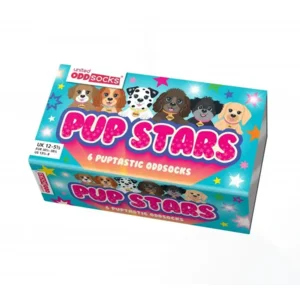 Odd Socks Kindersokken Pup Stars Multipack Mismatched 30-39 Cadeaudoos