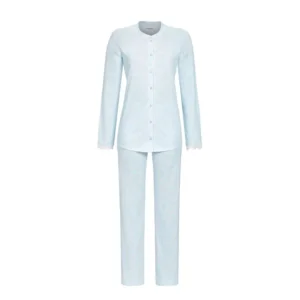 Ringella Dames pyjama: Doorknoop, blauw ( RIN.475 )