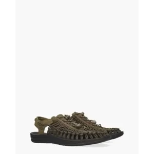 Keen Uneek Groen/Zwart Herensandalen