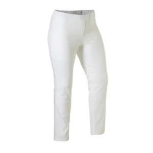 KjBrand damesbroek: JENNY, witte broek op basis van elastiek ( Duitse maten ) 42 - 52