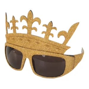 Bril - Met kroontje - Goud