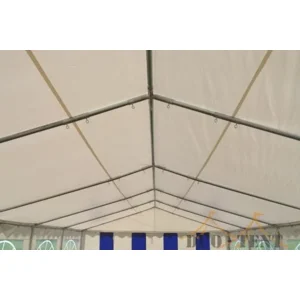 Partytent 6x8 Classic PVC Brandvertragend | Wit