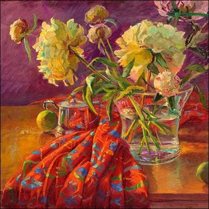 Kaartenmapje - 2 x 4 designs - Keimpe van der Kooi - Colorful - 12x12cm