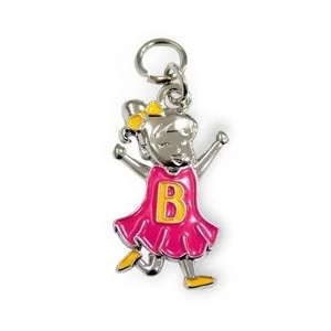 Bedeltje - B - Meisje - Charms for you