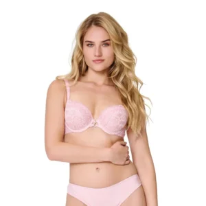 Lingadore Graphic Pink voorgevormde push-up bh in oudroze