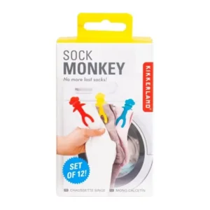 Kikkerland Sock Monkeys houden je sokken samen 12pcs