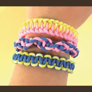 Graine Créative Hobbypakket DIY 3 Armbanden Regenboog Kleuren