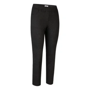 KJ Brand dames broek: Jenny, Donker blauw/zwart , Duitse maten, elastiek in de lenden ( BRA.336 )