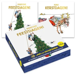 Kaarten - Kerst - Jan van Haasteren - Optuigen & verdwaald- 10st.