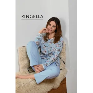 Ringella – Winterflowers – Pyjama – 3511231 – Air Blue