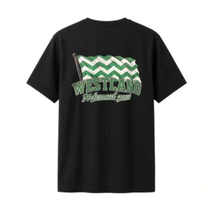 Shirt - Westland, helemaal goud - Zwart - S