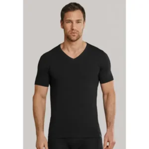 Schiesser 95/5 Shirt V-Hals - 205429 – Black
