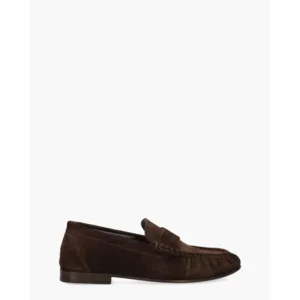 Posa Penny Loafer Wrinkle Bruine Damesloafers