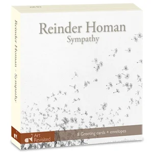 Kaartenmapje - 2 x 4 designs - Reinder Homan - Sympathy - 12x12cm