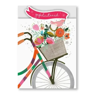 Kaart - Gefeliciteerd, fiets - ME - GBE.0141