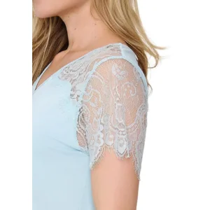 Lingadore Bamboo Basics pyjama in lichtblauw