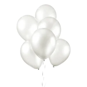 Ballonnen - Pearl wit - 10st.