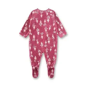 Sanetta Romper pyjama Meisjes: Bordeaux, velours, Rode bietjes ( SAN.169 )
