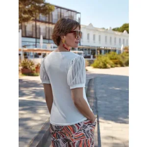 Janira Shirt: Abba Modal, Ivory ( JAN.267 )