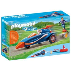 PLAYMOBIL - Piloot met autoraket - 9375