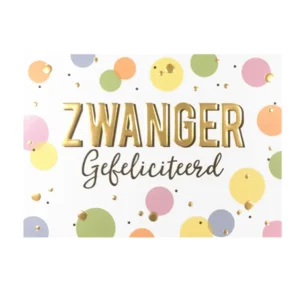 Kaart - Daisy - Zwanger gefeliciteerd - DSY003