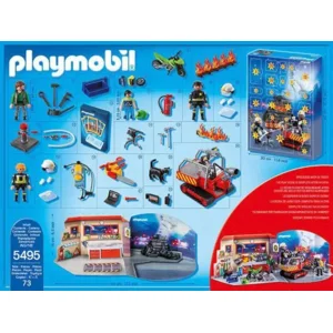 Playmobil 5495 Adventskalender "Brandweer" met kaartspel