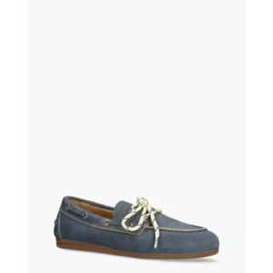 Posa Boat Loafer Blauw Dames Veterschoenen