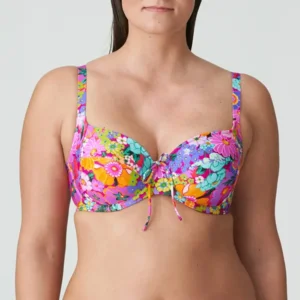 Prima Donna Swim Najac beugel bh in roze met bloemenprint