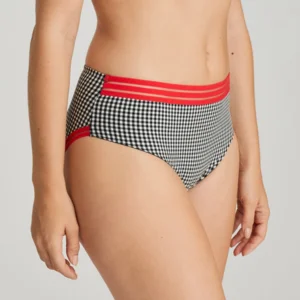 Prima Donna Twist 0541791 Gentlelady tailleslip in zwart-wit geruit