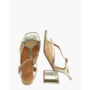Di Lauro Demetria Beige/Goud Damessandalen