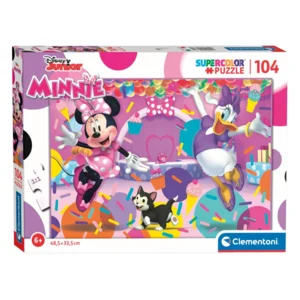 Clementoni Super Color puzzel - Disney Junior Minnie - 104 stukjes