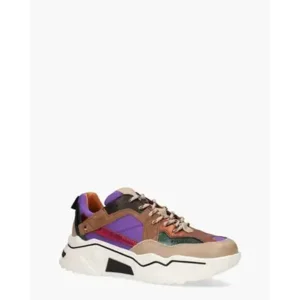 Dwrs Pluto Scuba Paars/Multicolor Damessneakers