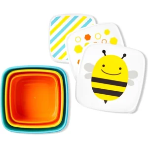 Skip*Hop Zoo Snack Containers (set of 3) Bee