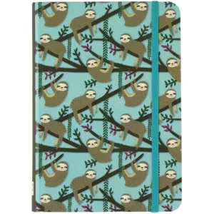 Notitieboek - Compact journal - Peter Pauper - Sloth Blue - 13x18cm