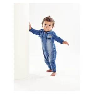 Bess Baby Boy Suit Denim Stone Wash