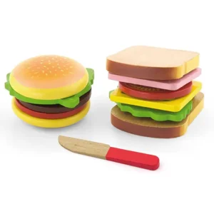 Speelgoedeten - Hamburger & sandwich