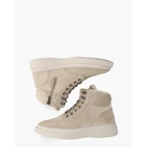 Nubikk Jonah Polar Fur Beige Heren Veterboots