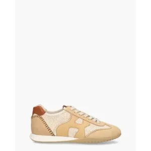 Hogan Olympia Raffia Bruin Damessneakers
