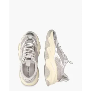 Steve Madden Possession-E Zilver Damessneakers
