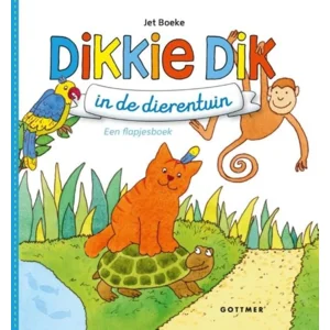 Boek - Flapjesboek - Dikkie Dik in de dierentuin