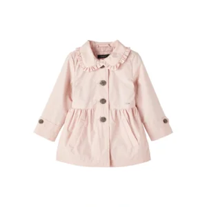Name it Meisjes Roze Trenchcoat Zomerjas Madelin Peachskin