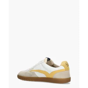 Floris Van Bommel De Zaler 01.20 Wit/Geel Herensneakers