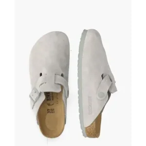 Birkenstock Boston Lichtblauw Damesslippers
