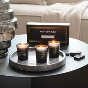 Ted Sparks Bamboo & Peony Mini Candle Gift Set