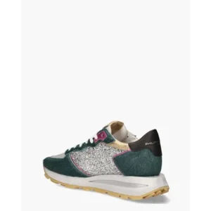 Philippe Model Tropez Haute Groen/Multicolor Damessneakers