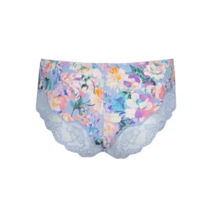 Prima Donna Madison shorty in lichtblauw met bloemenprint